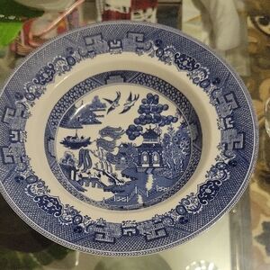 Classic Blue and White Dinner Plate